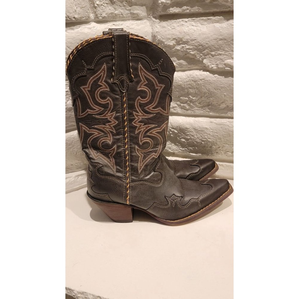 Women's Durango Boot RD5514 12" Crush Gunsmoke Womens Size 8